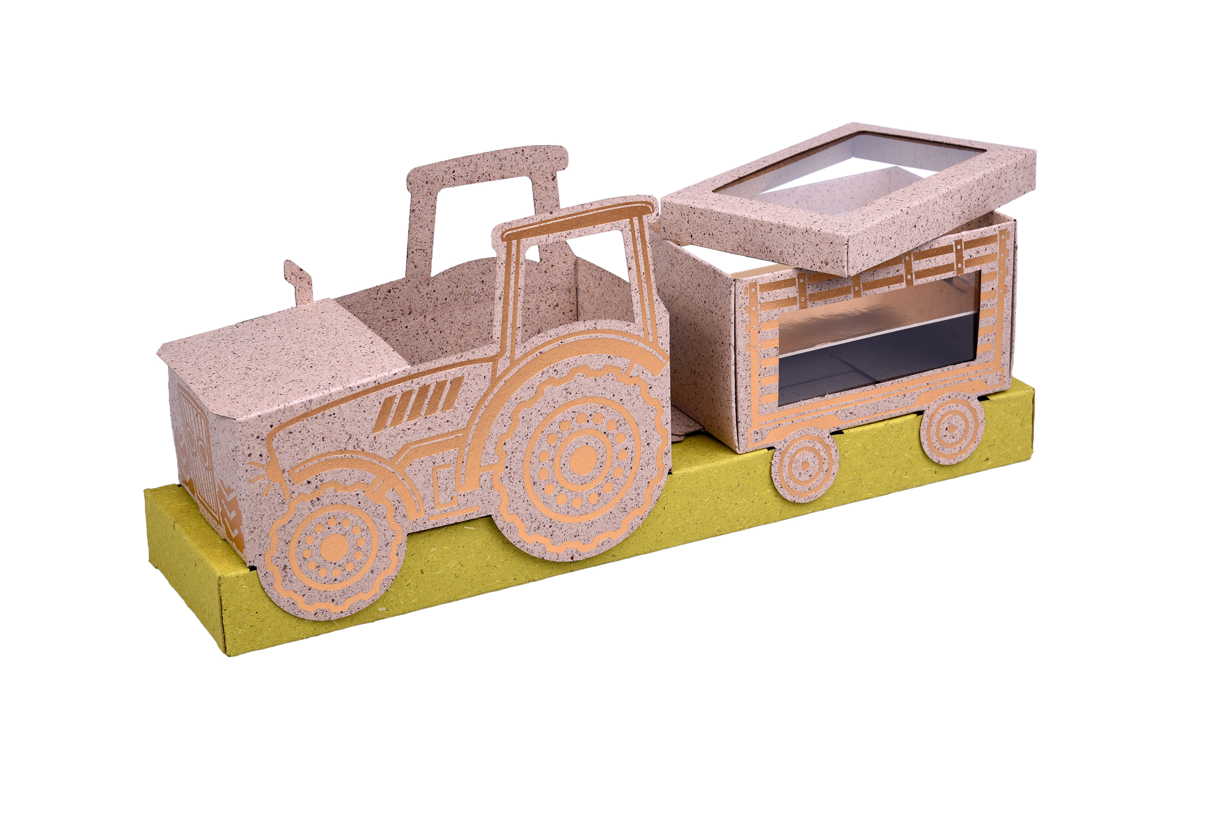 pawi-traktor-mit-heuwagen-geschenkbox-spezialverpackung image 2