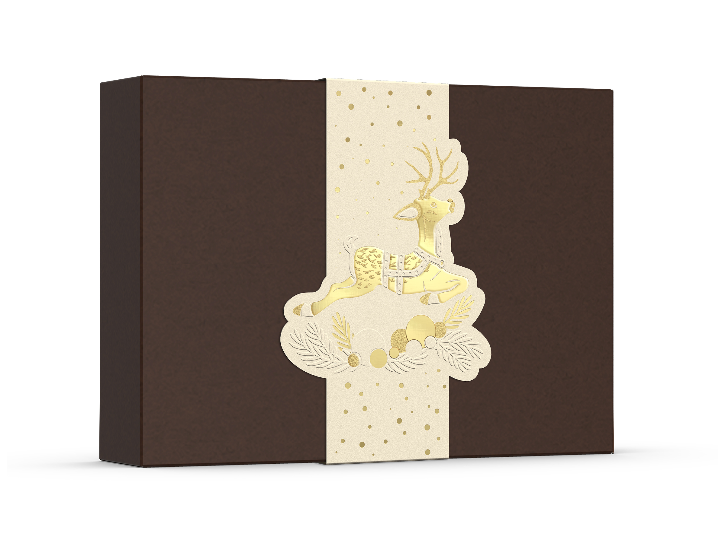 pawi-banderole-beige-rentier-f-r-9-12er-schachtel image 1