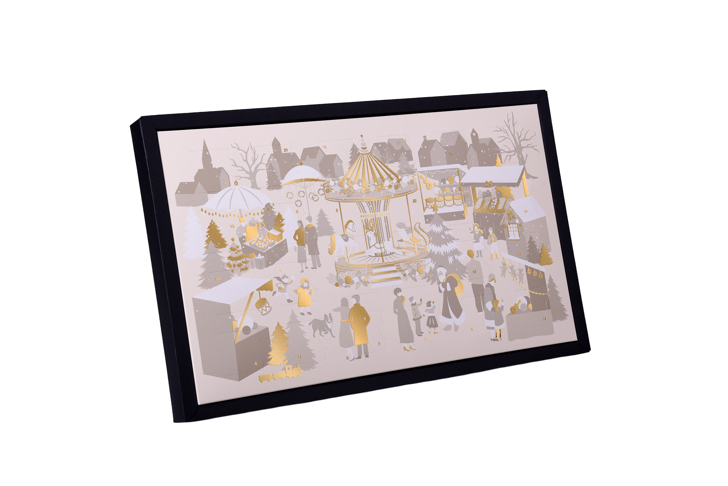 pawi-weihnachten-adventskalender-beige-weihnachtsmarkt-karton image 1