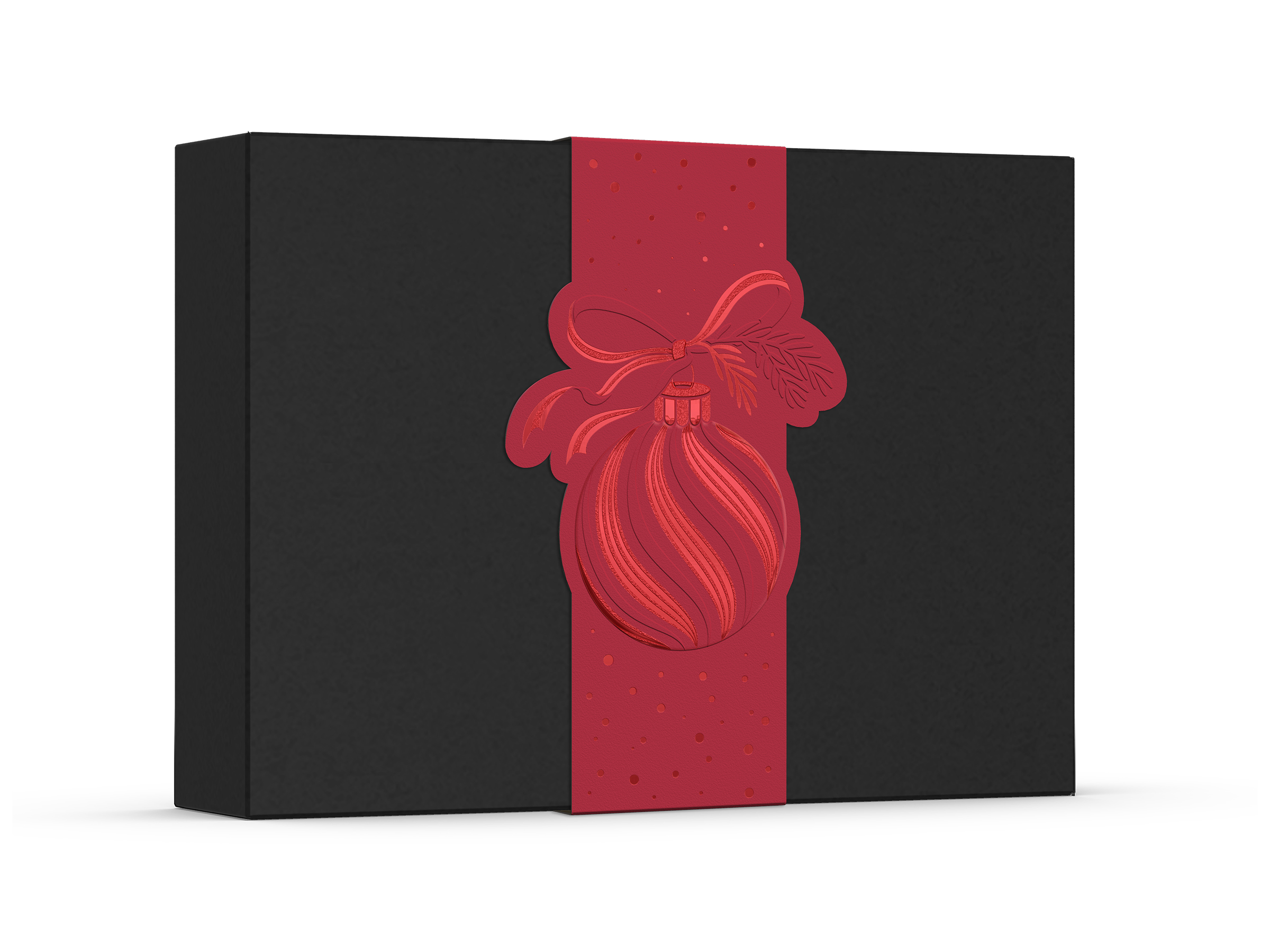 pawi-weihnachten-banderole-rot-kugel-f-r-4-6er image 1