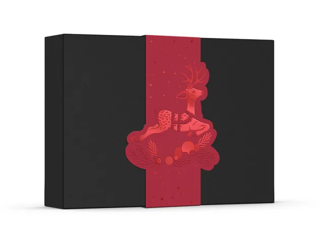pawi-rentier-banderole-rot-f-r-9-12er-weihnachtsschachtel image 1