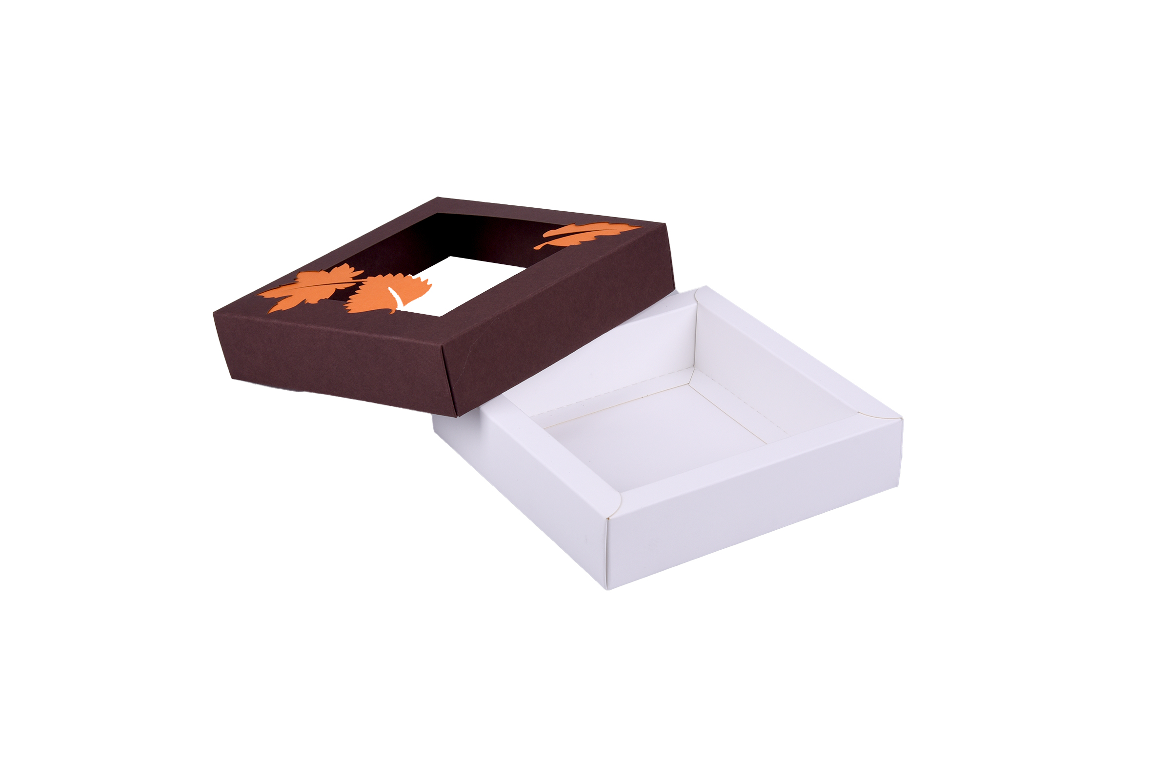 pawi-premium-pralinenbox-herbstbl-tter-9er-klarsicht image 2