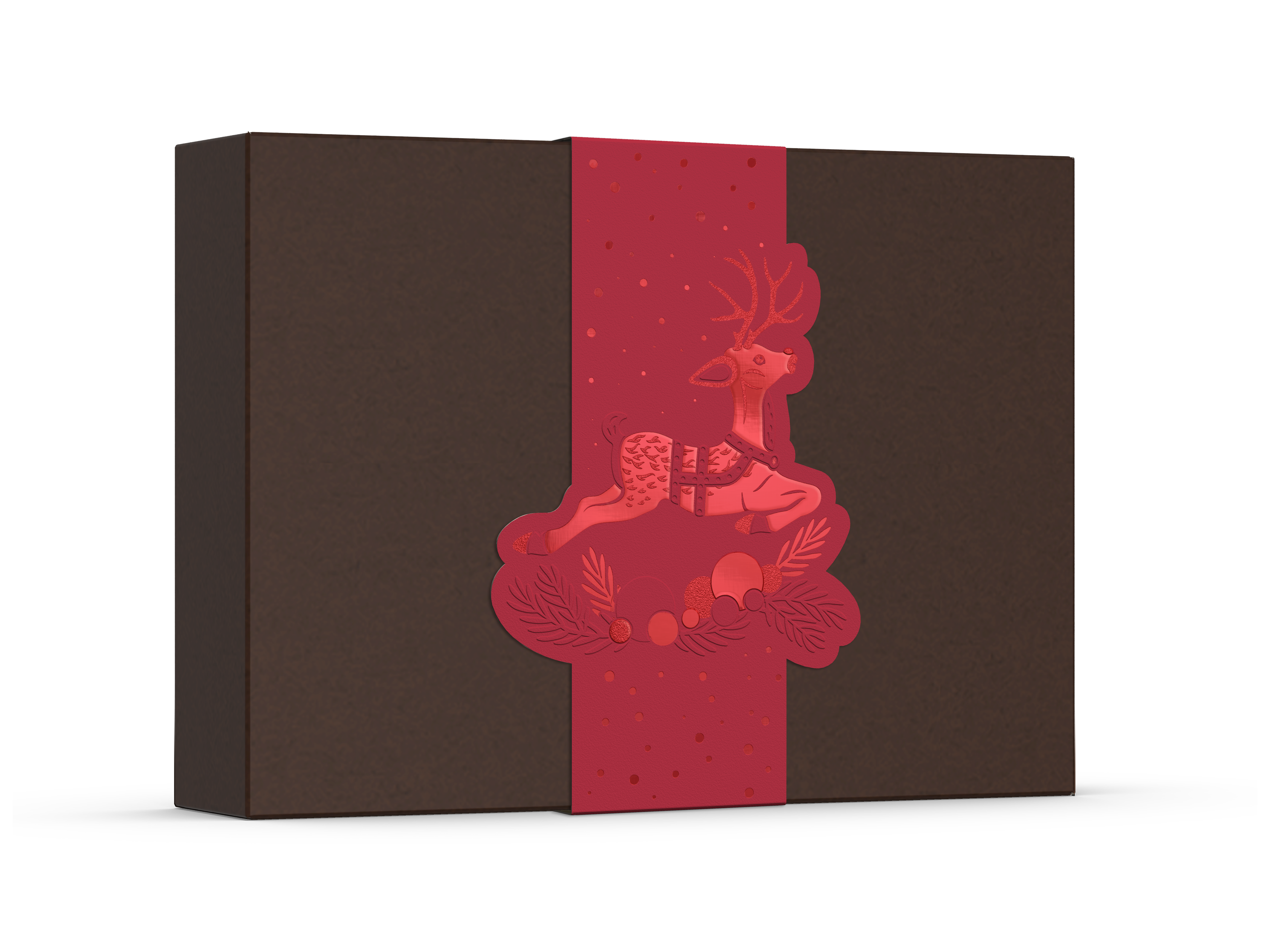 pawi-banderole-rot-rentier-f-r-4-6er-schachtel image 2