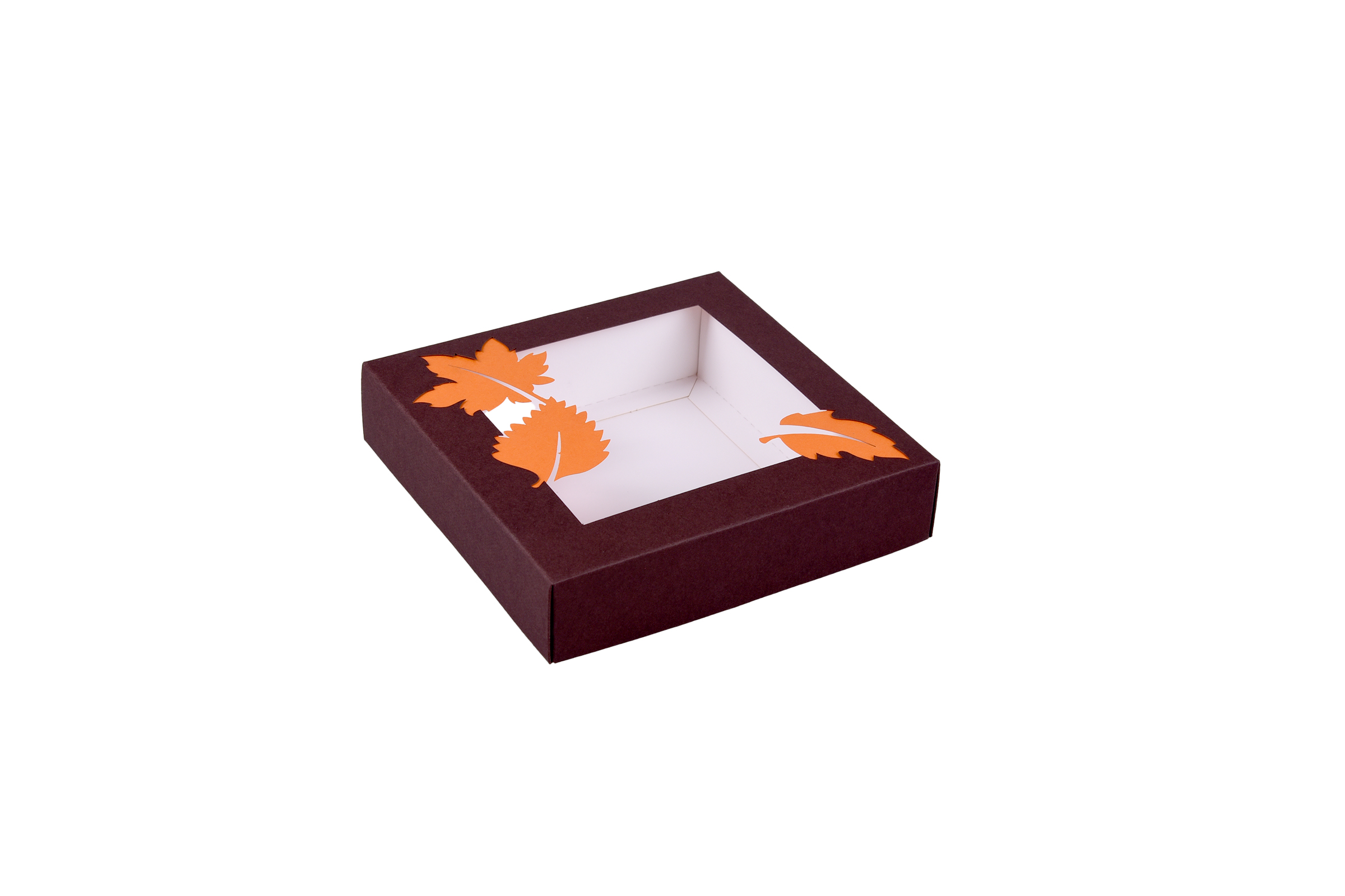 pawi-premium-pralinenbox-herbstbl-tter-9er-klarsicht image 1