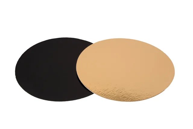 pawi-tortenunterlagen-gold-schwarz-220-mm-tortenboden-rund image 1