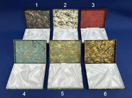 gruber-karton-kreativ-firmkasetten-marmorpapier-geschenkkassette image 1