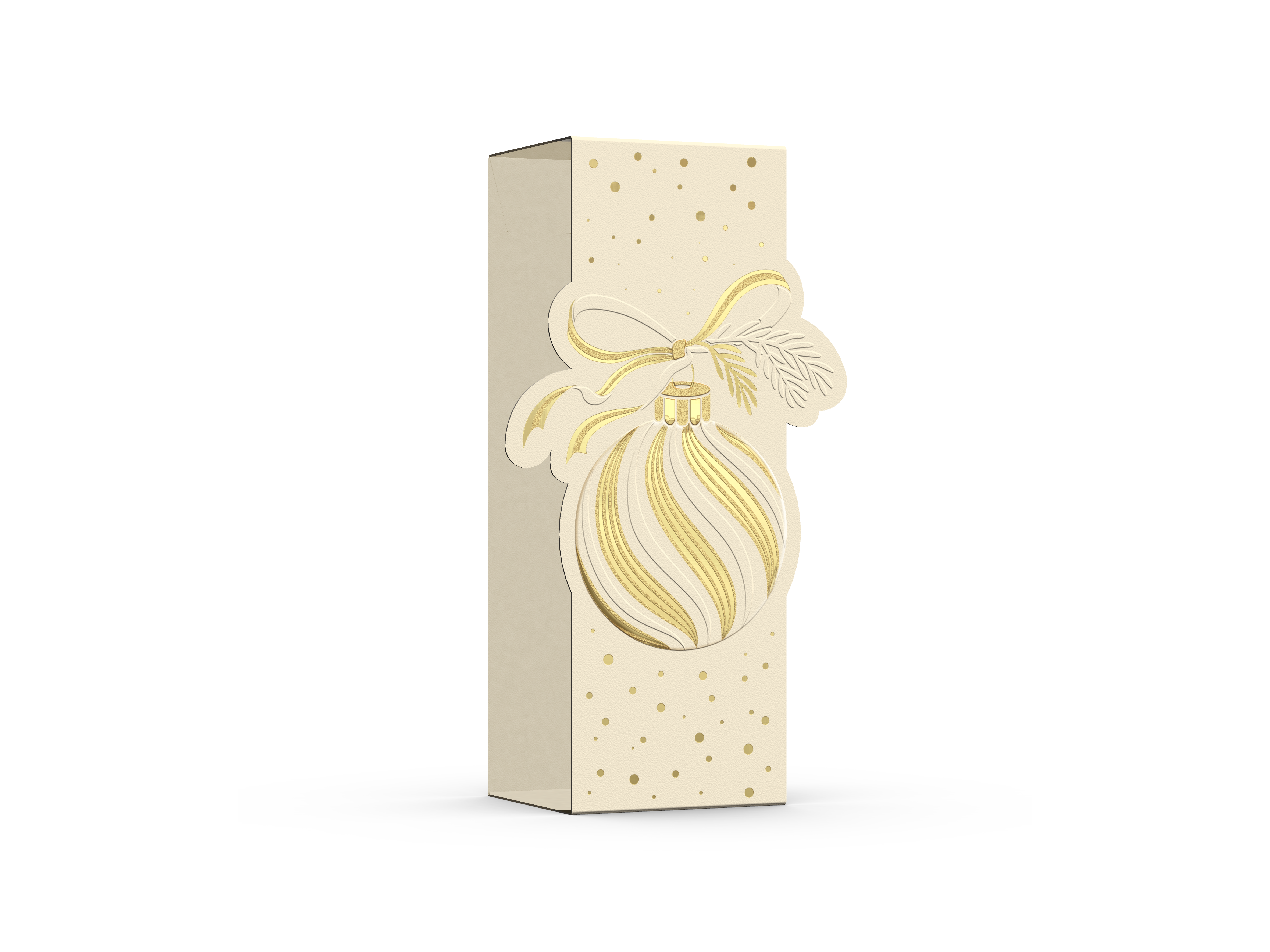 pawi-weihnachten-dreik-nig-banderole-beige-kugel-f-r-4-6er image 3