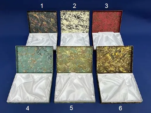 gruber-karton-kreativ-firmkasetten-marmorpapier-geschenkkassette image 1